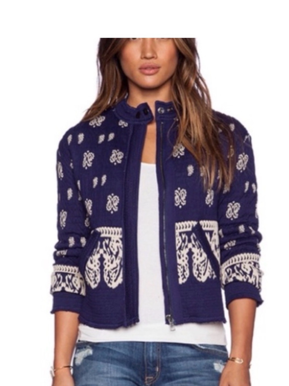 Free People Riviera quilted jacket